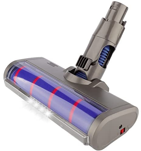 Ersatz Soft Roller Reinigungskopf mit Weicher Walze für Dyson V6, DC58, DC59, DC61, DC62, DC74 Akku-Staubsauger, Bodenbürste Zubehör