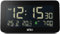 Braun Digitaler Wecker mit Datums-, Monats- und Temperaturanzeige, negativem LCD-Display, Schnelleinstellung und anschwellendem Alarm-Piepton in Schwarz, Modell BC10B (2Pack)