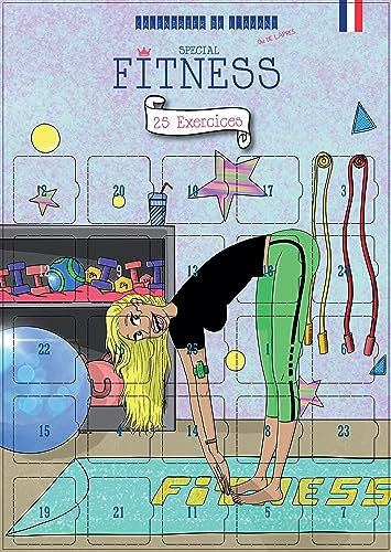 Fitnesskalender 25 Übungen – Kalender vor oder nach der Frau – Advent Sport Gym und Fitness