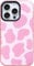 Efitoo for iPhone 14 Pro Max Case Cow Print-Animal Pattern Cute Clear with Pink & White Design Flexible TPU&Silicone Girls&Woman Protective&Shockproof Phone Cover for iPhone 14pro Max