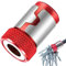 Zasdvn Screwdriver Head Magnetic Ring for Drill, Pivoting Bit Holder Magnetic Pivot Drill, Bit Magnetizer Power Bits Tool, Removable Screwdriver Magnetizer Bit Holder for Tight Spaces Or Corners
