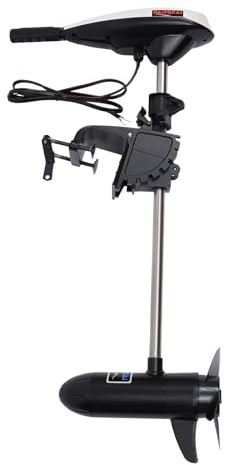 45/58/65LBS Elektro Außenborder 12V Einziehbar Elektro Außenborder Set Einstellbare Geschwindigkeit Schlauchboot Motor Geeignet für die Fischerei mit kleinen Booten Aquakultur usw (45LBS)