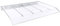 Rovss Auvent Marquise de Porte d'entrée 40/50/80/100/120/150cm Transparent Toit Abri pour Extérieure Jardin Balcon Climatisation Auvent de Porte en Polycarbonate(Blanc,35x150cm)