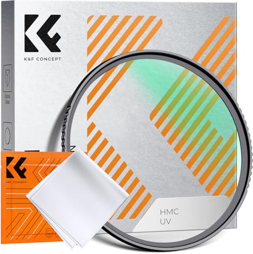 K&F CONCEPT UV Filter 105mm Schutzfilter | Optikglas mit 18-lagiger Nano-Beschichtung,HD Bild,Nano-Klear,FV301