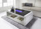 Scotrade New Elegent LED Infinity Coffee Table - White & Black brightens up your home.