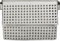 styleBREAKER Clutch mit Nieten, Abendtasche, Schulterriemen, Trageschlaufe, Schultertasche, Damen 02012227, Farbe:Silber