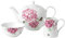 Royal Albert Miranda Kerr Everyday 40034006 Teekanne, Zucker & Creme, 3-teiliges Set, Weiß, Porzellan, Teeset