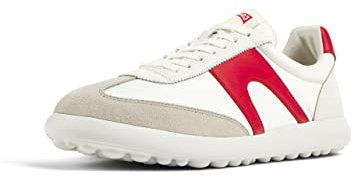 Camper Men's Pelotas XLF K100545 Sneaker, Multicolour-White/Red, 12 UK