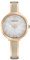 Swarovski Crystalline Delight Uhr, Edelstahl Damenuhr mit Rosévergoldetem Gehäuse, Silberfarbenem Zifferblatt, Kristallen und Metallarmband