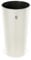 MELTOM Blumenkübel Rund Hochglanz Slim Blumentopf mit Herausnehmbaren Einsatz (Creme, S-26cm)