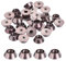 QUARKZMAN 30er Set M4 Kegelbecher-Unterlegscheiben, eloxierte Aluminium-Dichtungen Kegel Senkkopf-Unterlegscheiben für Schraube RC/FPV/Drone/Mechanische Zubehör-Modellteile (Titanium Grau)