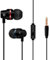 In Ear Wired Headphones with 3.5mm Jack, HiFi Stereo Noise Isolating Headset With Microphone Volume Control Compatible with Sam-sung Android Tablets laptops and More devices (Black)