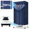Secadora de ropa - Secadora de ropa eléctrica portátil de 2 niveles con calefacción de 1000 W, 152 cm, tendedero de ropa para interiores, ahorro de energía, secado con temporizador de 180 minutos (t