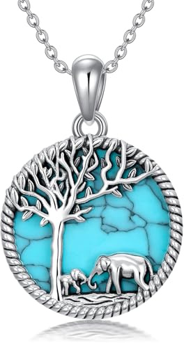 HARMONY BOLA Mutter Tochter/Paar Tier Halskette 925 Sterling Silber Anhänger niedlichen Schmuck Geburtstag Geburtstag Muttertag Geschenk für Frauen