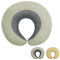 Alaoo Baby Reisekissen, Babybett Kopf- und Nackenstützkissen Reiseautositz, Baby Travel Pillow, U-förmiges Nackenkissen für Kinderwagen, Autositz, Stroller (Grau)