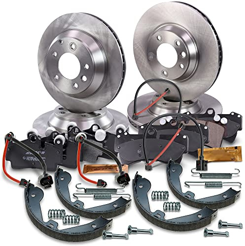 BESTPRICE ATP Bremsenset inkl. Bremsscheiben vorne Ø 350 mm + hinten Ø 210 mm +