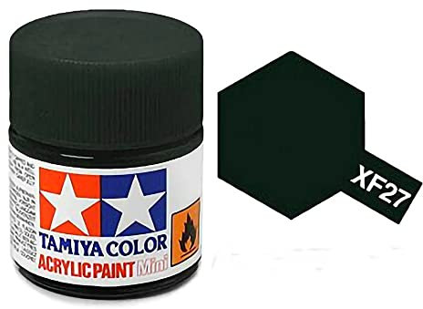Tamiya Peinture Maquette XF27 Vert Noir Mat