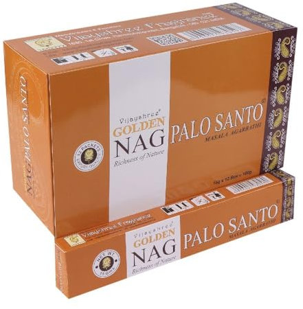 Räucherstäbchen Vijayshree Golden Nag Palo Santo 15gr.