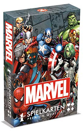 Number 1 Spielkarten - Marvel Universe im Display (12 Stck) - DE