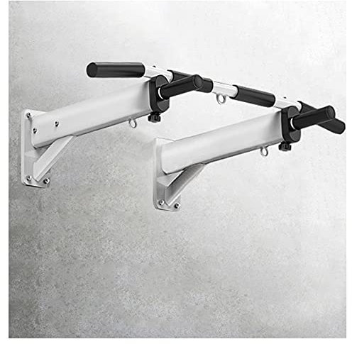 NENGGE Klimmzugstangen Klimmzugstange Wandmontage Heimturnhalle Pull Up Bar, Klimmzugstange Wand Klappbar, Ösen für TRX Training Boxtraining AB-Bügel Hochziehen, Türreck Reckstange für Krafttrai,C