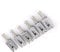 Guitar Bridge Saddle with Spring Screws for Fender Strat Stratocaster Tele Telecaster Electric Guitar Replacement Parts （Chrome)