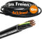 Lapp 1120342 Ölflex Classic 110 Black 0,6/1kV PVC tubo di controllo 4 x 2,5 mm² con conduttore di protezione, per esterni, ignifugo, cavo a 4 fili, cavo di collegamento 4 G2,5