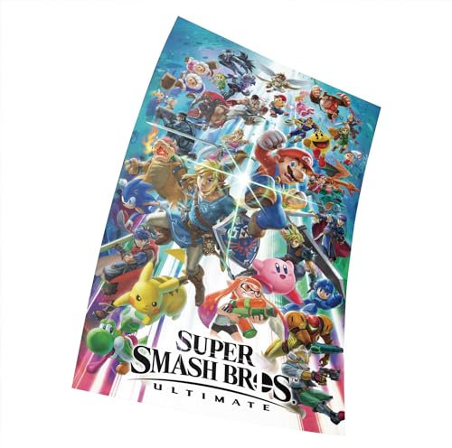 NA Super Smash Bros Ultimate Switch Poster 38cm x 58cm Poster (15x23) Zoll Geschenk ohne Rahmen