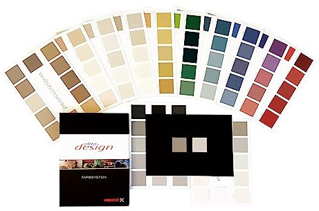 IMparat Ultra design Farbkartensatz, farbverbindlicher Farbtonblock für die Auswahl der idealen Wandfarbe, Innenfarbe, für Interior Design und Architektur Inspiration