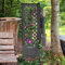 NYVI Spalier mit Erdspießen NYVIGreen 140x43 cm - Rankgitter aus wetterfestem & recyceltem Kunststoff - Rankhilfe - Pflegeleicht, Steckmontage ohne Werkzeug, Farbe:Anthrazit