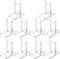 TERDEWE （10 Pack） Adjustable for angle Acrylic Display Stand for Plate, purses,clutch bags,Pictures, Platter, Book, tableware and stationary,gameboy handhelds & N64 controllers,cards