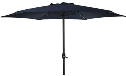 RBS24 Sonnenschirm 300 cm Sonnenschutz Schatten stilvolles Design Dunkelblau