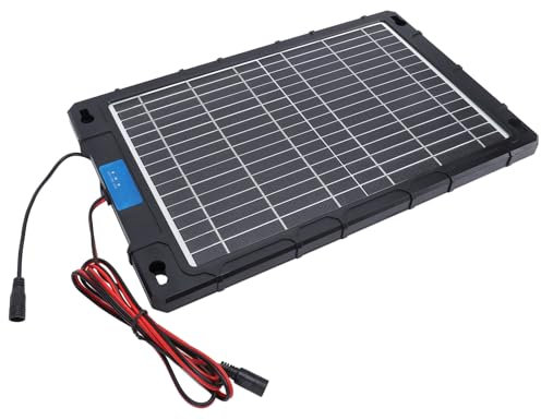 Kit Panneau Solaire, 20W 18V Haute efficacité Monocristallin Chargeur de Panneau Solaire Économie D'énergie Panneau étanche pour Téléphone Portable Tablette Caméra Camping