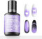 SAVILAND Plus Airbrush Gel Nail Polish Dilution-free: 20 ml Purple Gel Polish for Airbrush Fine Mist Nail Polish No Clogging Castor Oil VE Airbrush Paint for Ombre Nail French Cat Eye Nail Art