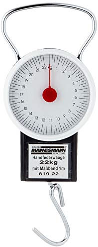 Mannesmann 819-22Federwaage bis 22kg, mit Maßband