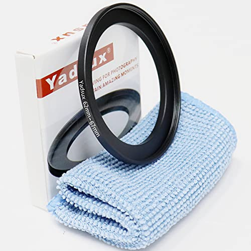62 mm auf 67 mm Step-Up-Ring, für Kameraobjektive und Filter, Metallfilter, Step-Up-Ringadapter, der Anschluss 62 mm Objektiv auf 67 mm Filterobjektiv-Zubehör