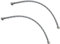 AERZETIX - C51075 - Lot de 2 Flexibles d'alimentation 500mm 1/2'' mâle/femelle - tuyau de raccordement flexible - raccords flexibles pour robinetterie/mitigeur/salle de bain/cuisine/cumulus