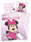 rainbowFUN Disney Minnie Mouse Bettwäsche 135x200 Baumwolle/Linon Kinderbettwäsche Mini Maus, Rosa