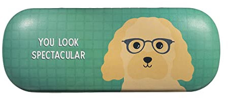 Sass & Belle Cockapoo Brillenetui, grün, One size