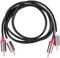 HOMSFOU Audiokabel 2 Meter Auf Für Heimkino Gaming Kupferleiter Beschichtete Anschlüsse Weiches Pvc