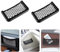 HTRTRR Storage Nets for Campervans, Car Camping Accessories for Small Car, Car Storage Pocket Between Seats Front Seat, Caravan Accessories Interior with 6-Steel Hooks and 4 ABS Hooks
