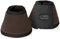Equinate Hufglocken Fargo mit Wildleder überzogen XL Braun - Robuste und stoßdämpfende Springglocken - Hufschutz für Training und Turniere - 2er Set