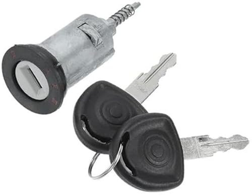 XEDLAMP Zündschlosszylinder mit Schlüssel Nr. 0913694 - for Opel, Combo 1993-2003 Metall Silberton - Türschlosszylinder 1 STK Schließzylinder für Autozündschloss