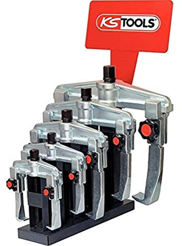 KS Tools 620.1850 Présentoir de 5 Extracteurs universels à 2 griffes avec blocage