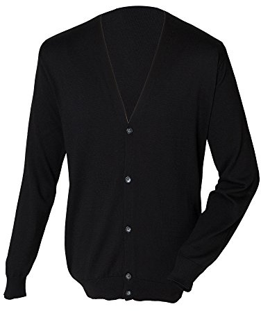 Henbury Mens V Lightweight Cardigan