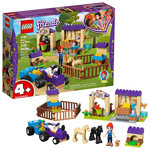 Friends Lego 4+ Mias Stall mit Fohlen & Paddock 41361 Bauset, Neu 2019 (118 Teile)