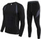 SAGUARO Thermounterwäsche Herren Skiunterwäsche Funktionsunterwäsche Warme Ski Unterwäsche Männer Winter Thermal Underwear Men Armee Grün,Gr.S