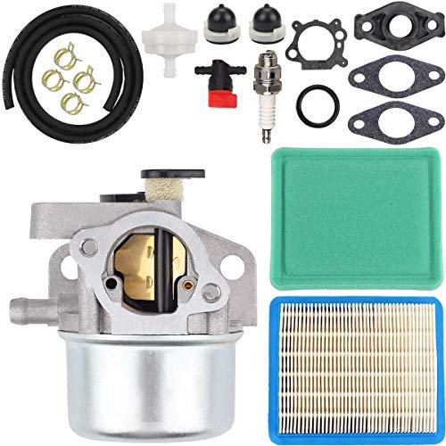 ZAMDOE Vergaser für Briggs & Stratton 799866 790845 799871 796707 794304, Einstellsatz für Motor der Serie 675 675ex 725ex, mit Luftfilter, Dichtungen, Zündkerze