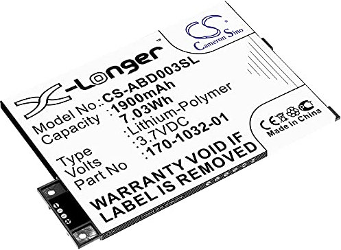 Ersatz-Akku für K 3 K 3 Wi-fi K 3G K Graphit K III 170-1032-00 170-1032-01 GP-S10-346392-0100 S11GTSF01A 3 8V/3500mAh