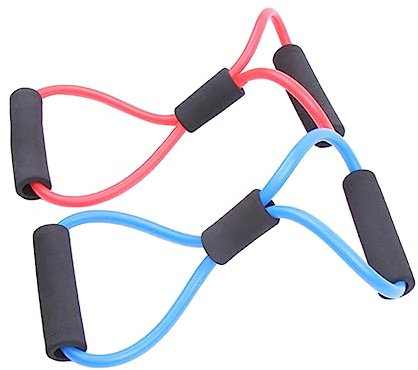 SKISUNO Spannseil Widerstandsbänder Brusttrainer Yoga Tube Satz Für Fitness Und Sport Aus Naturlatex Für Langanhaltenden Widerstand