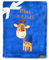 Be Mammy Personalisierte Babydecke mit 3D Applikation Warme Kuscheldecke mit Namen und Geburtsdatum; Perfektes Baby Geschenk; Blanket; Krabbeldecke BE20-280 (Dunkelblau - Giraffen)